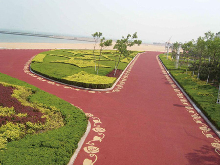 景觀道路滲水地坪施工